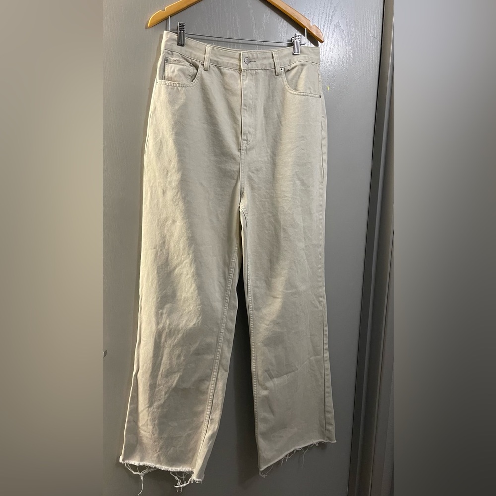 High rise jeans raw him